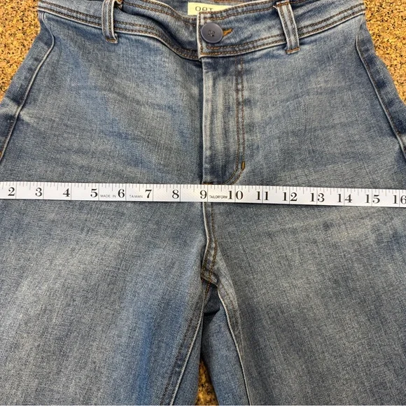 Wide-Leg Blue Denim Jeans - Picture 5 of 7